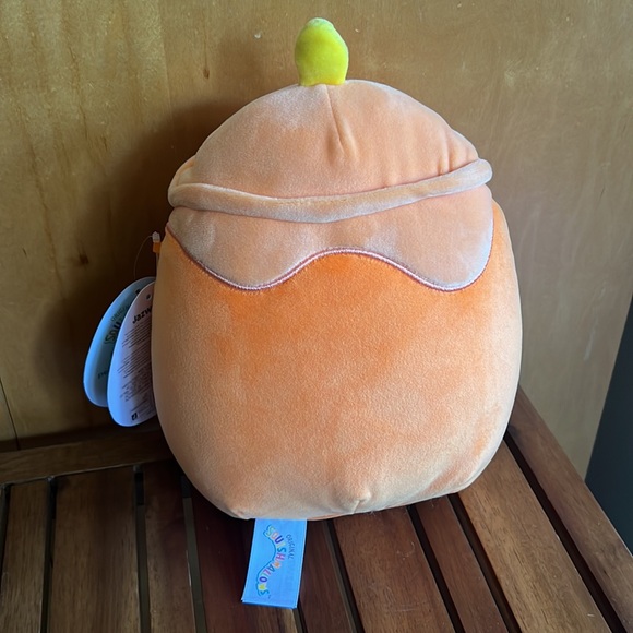 *CROSS LIST* NWT 8” Misha the Pumpkin Scented Candle Squishmallows Halloween - Picture 4 of 6